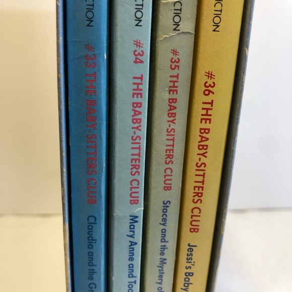 Apple Paperbacks The Baby-Sitters Club Books #33-36 Vintage 1990 - Picture 10 of 13